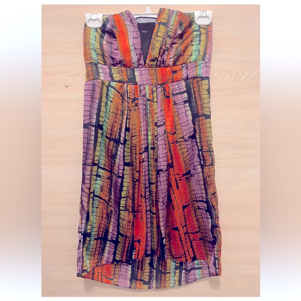 Strapless mini dress women size 2